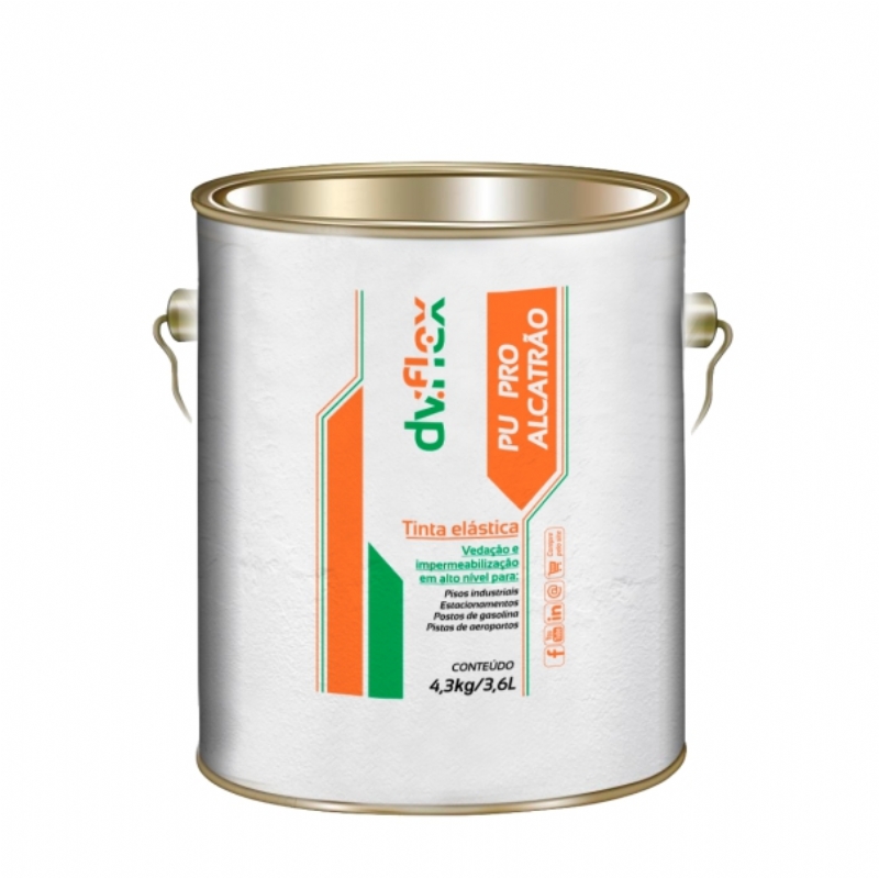 Dvflex PU Pro Alcatro Cinza 4,3Kg/3,6L